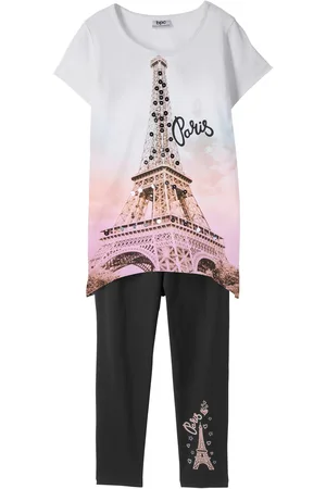 bonprix Maglia e leggings a pinocchietto in puro cotone biologico (set 2 pezzi)
