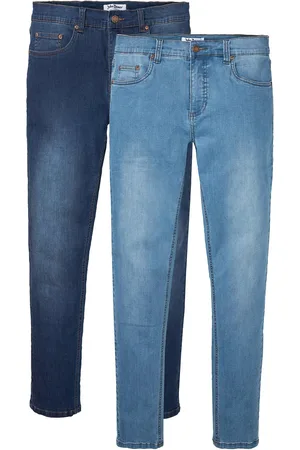 bonprix Jeans powerstretch slim fit tapered (pacco da 2)