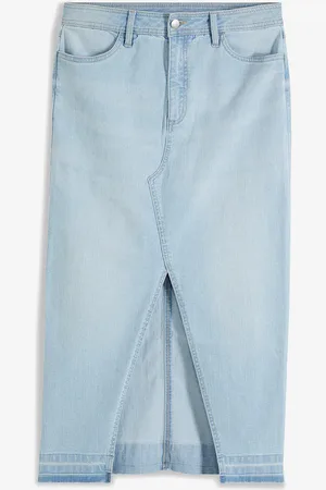 bonprix Gonna di jeans con spacco