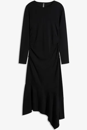 bonprix Abito di jersey con fondo asimmetrico