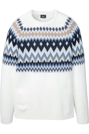 bonprix Maglione norvegese con poliacrilico riciclato