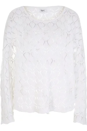 bonprix Maglione traforato oversize