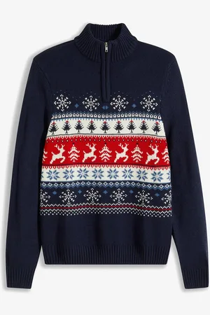 bonprix Maglione norvegese con zip