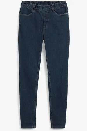 bonprix Jeggings con cinta comoda, a vita alta