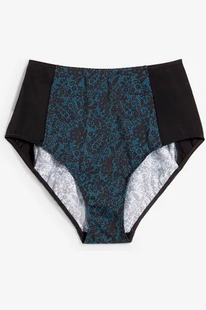 bonprix Slip a vita alta per bikini in poliammide riciclata