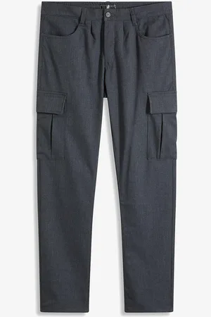 bonprix Pantaloni cargo in flanella con pinces regular fit, straight