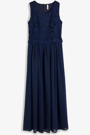 bonprix Abito lungo con pizzo