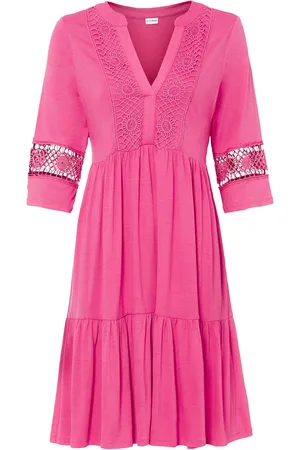 bonprix Abito tunica con pizzo