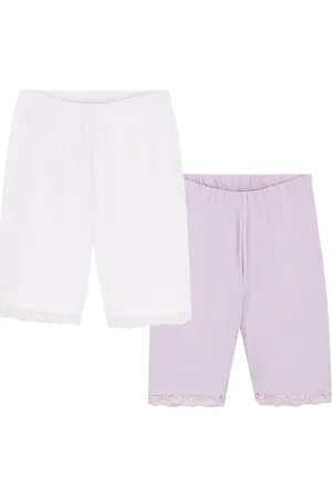 bonprix Pantaloncini con pizzo (pacco da 2) con cotone biologico
