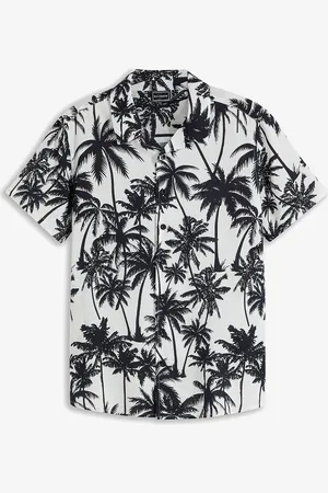 bonprix Camicia a maniche corte in viscosa, slim fit