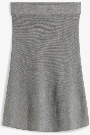 bonprix Minigonna in maglia svasata