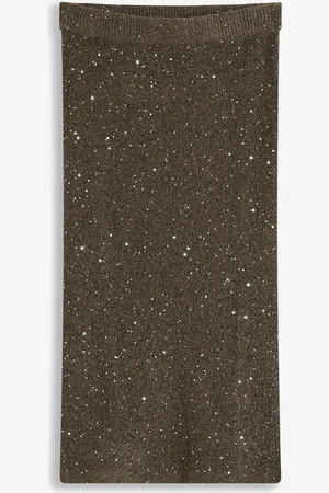 bonprix Gonna in maglia con paillettes