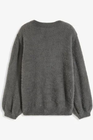 bonprix Maglione oversize con scollatura profonda al dorso