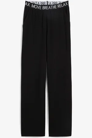 bonprix Pantaloni sportivi a palazzo con cinta elastica