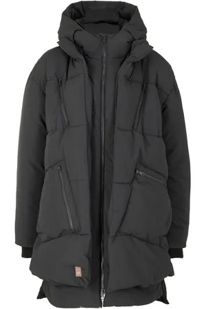 bonprix Giacca invernale oversize con cappuccio in poliestere riciclato