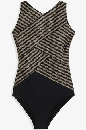 bonprix Costume intero con effetto modellante medio