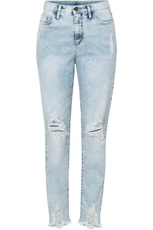 bonprix Mom jeans con effetto sdrucito