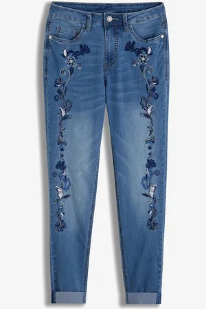 bonprix Jeans slim fit cropped, vita media