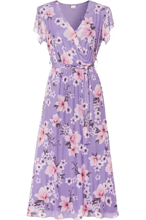 bonprix Abito midi in mesh fantasia