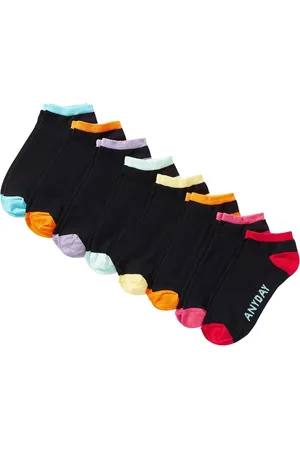 bonprix Calzini per sneakers con i giorni della settimana (pacco da 8 paia) con cotone biologico