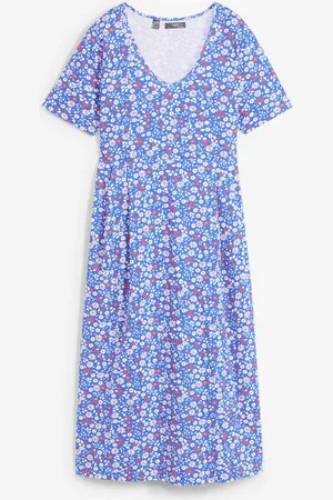bonprix Abito midi di jersey in cotone