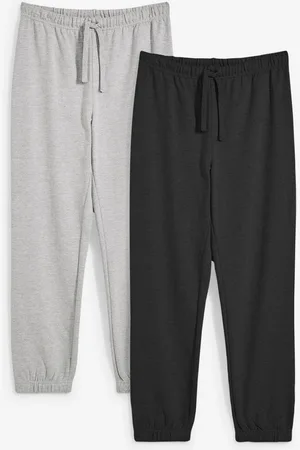 bonprix Pantaloni in felpa in puro cotone biologico (pacco da 2)