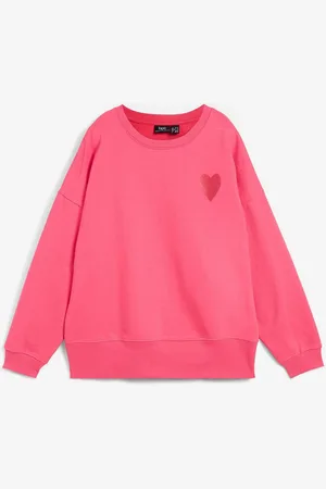 bonprix Felpa oversize in cotone biologico