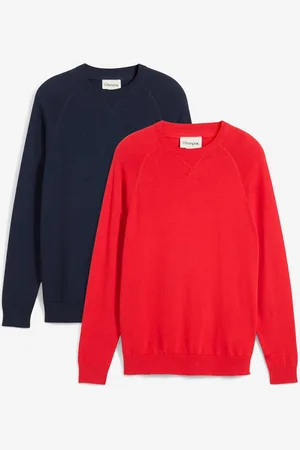 bonprix Maglione naturale (pacco da 2) in cotone