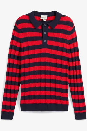 bonprix Maglione con colletto polo