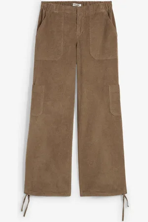 bonprix Pantaloni cargo in velluto a coste