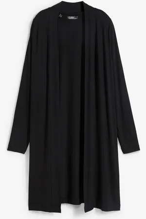 bonprix Cardigan lungo in jersey di viscosa morbida