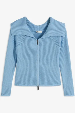 bonprix Cardigan corto a coste