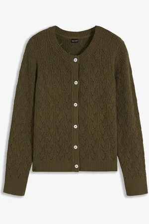bonprix Cardigan corto traforato