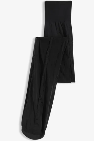 bonprix Collant con cinturino comfort e cuoricini sul retro, con poliamide riciclata 30 den