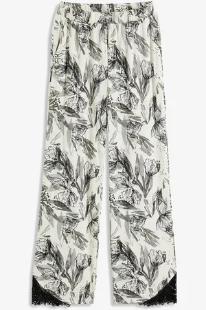 bonprix Pantaloni pigiama larghi con viscosa