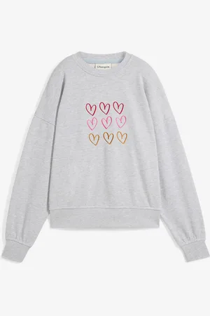 bonprix Felpa in misto cotone