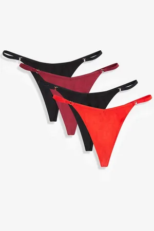 bonprix Perizoma a V con cotone biologico (pacco da 4)