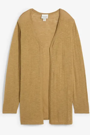 bonprix Cardigan in puro cotone fiammato