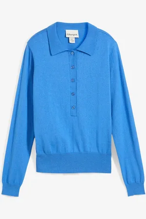 bonprix Polo in misto seta