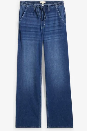 bonprix Jeans straight con cinta comoda, vita alta