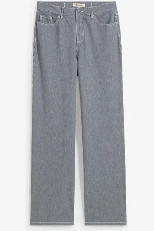 bonprix Jeans a righe straight, a vita alta