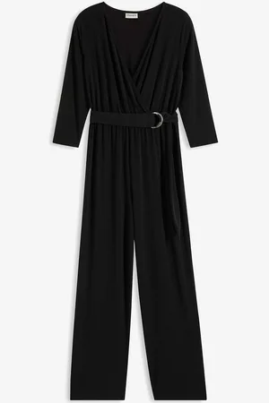 bonprix Tuta elegante con maniche a 3/4 e cintura