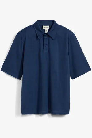 bonprix Polo con spalle imbottite in misto viscosa