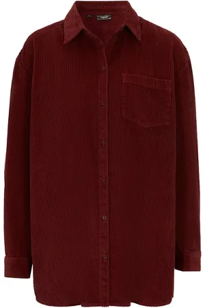 bonprix Camicia in velluto di cotone a coste