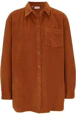 bonprix Camicia in velluto di cotone a coste