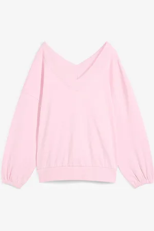 bonprix Felpa oversize in misto cotone morbido