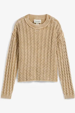 bonprix Maglione oversize in puro cotone