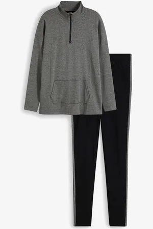 bonprix Tuta da casa in felpa con leggings