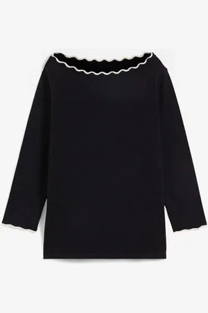 bonprix Maglione in filato fine in misto seta