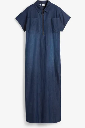 bonprix Abito lungo di jeans